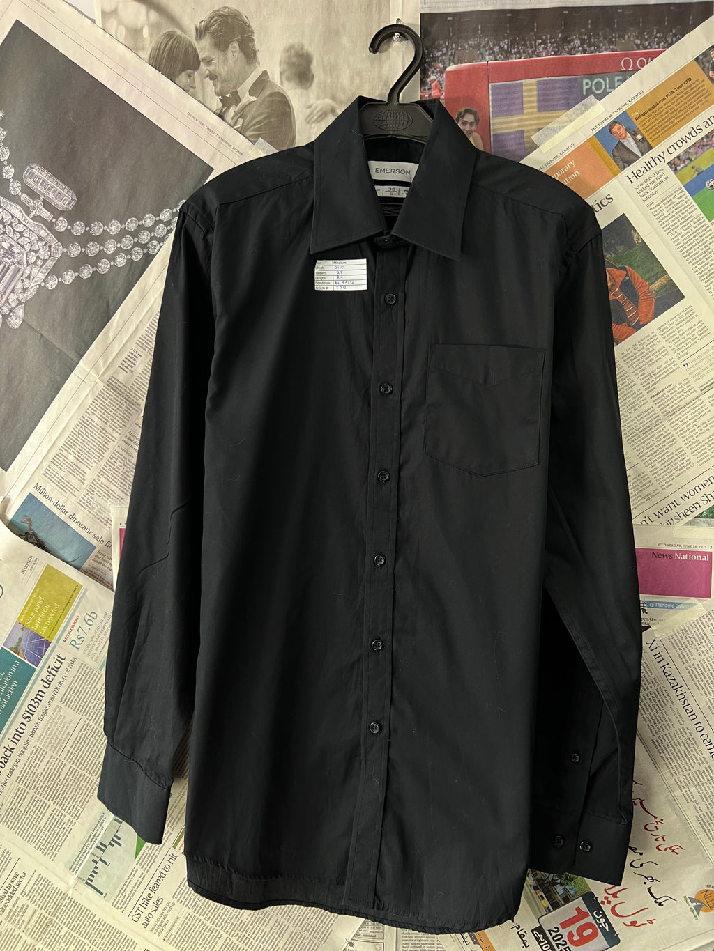 EMERSON® Black | Medium | Chest: 21.5" | T212 - My Store