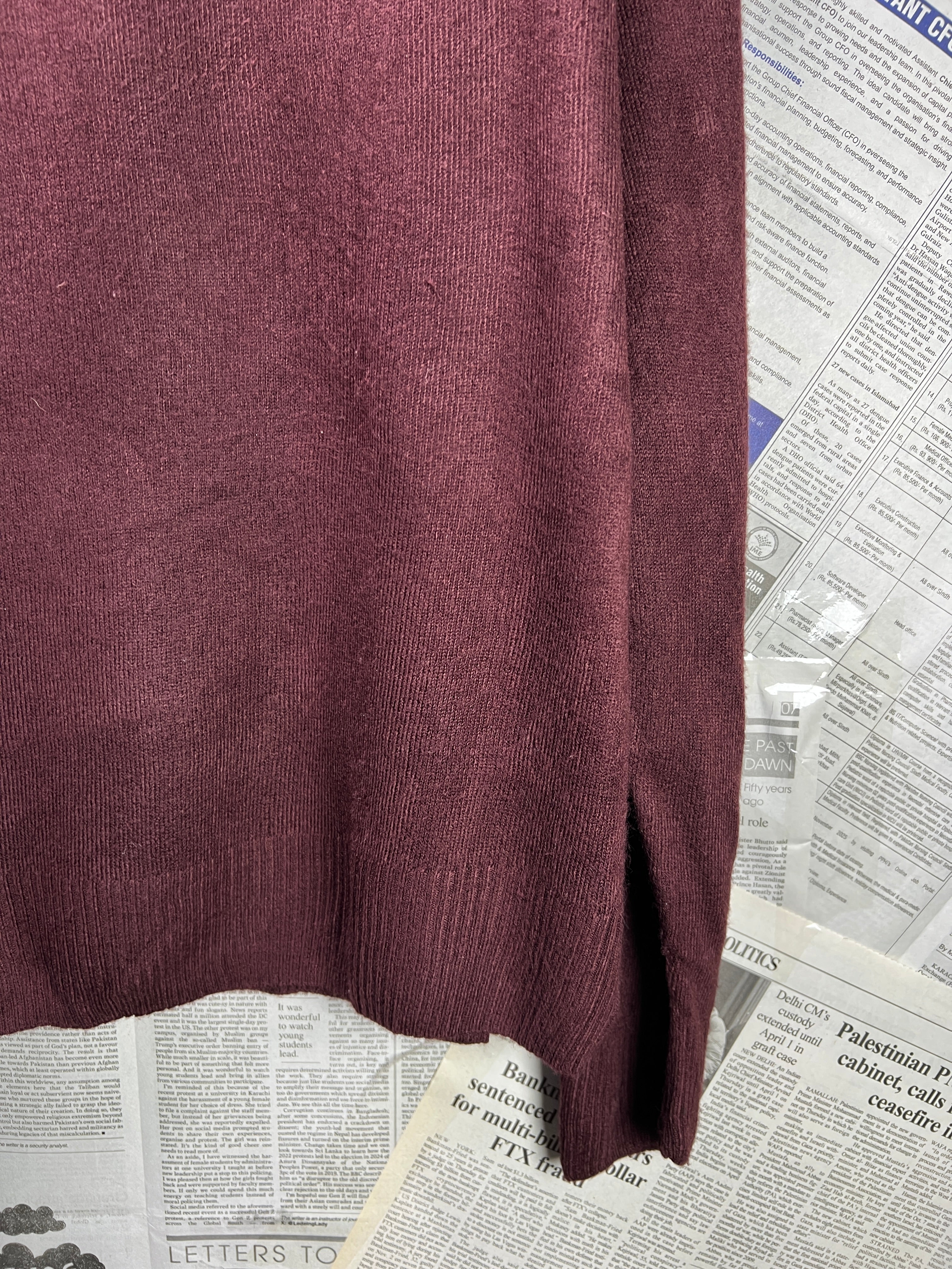 USP*A® XL | Chest: 25.5" | Maroon | Sweater | Acrylic | 1794 - Genuine Maal