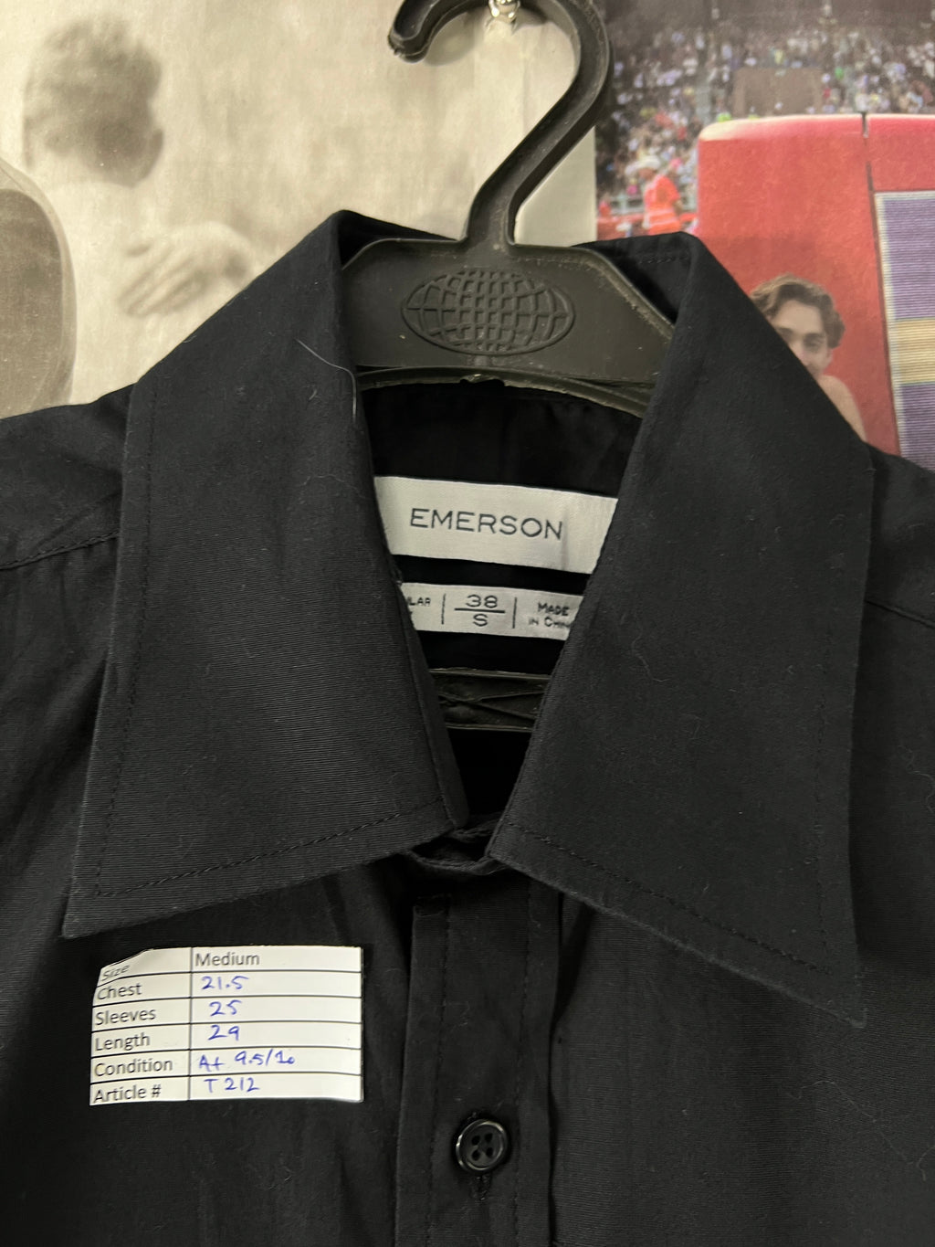 EMERSON® Black | Medium | Chest: 21.5" | T212 - My Store