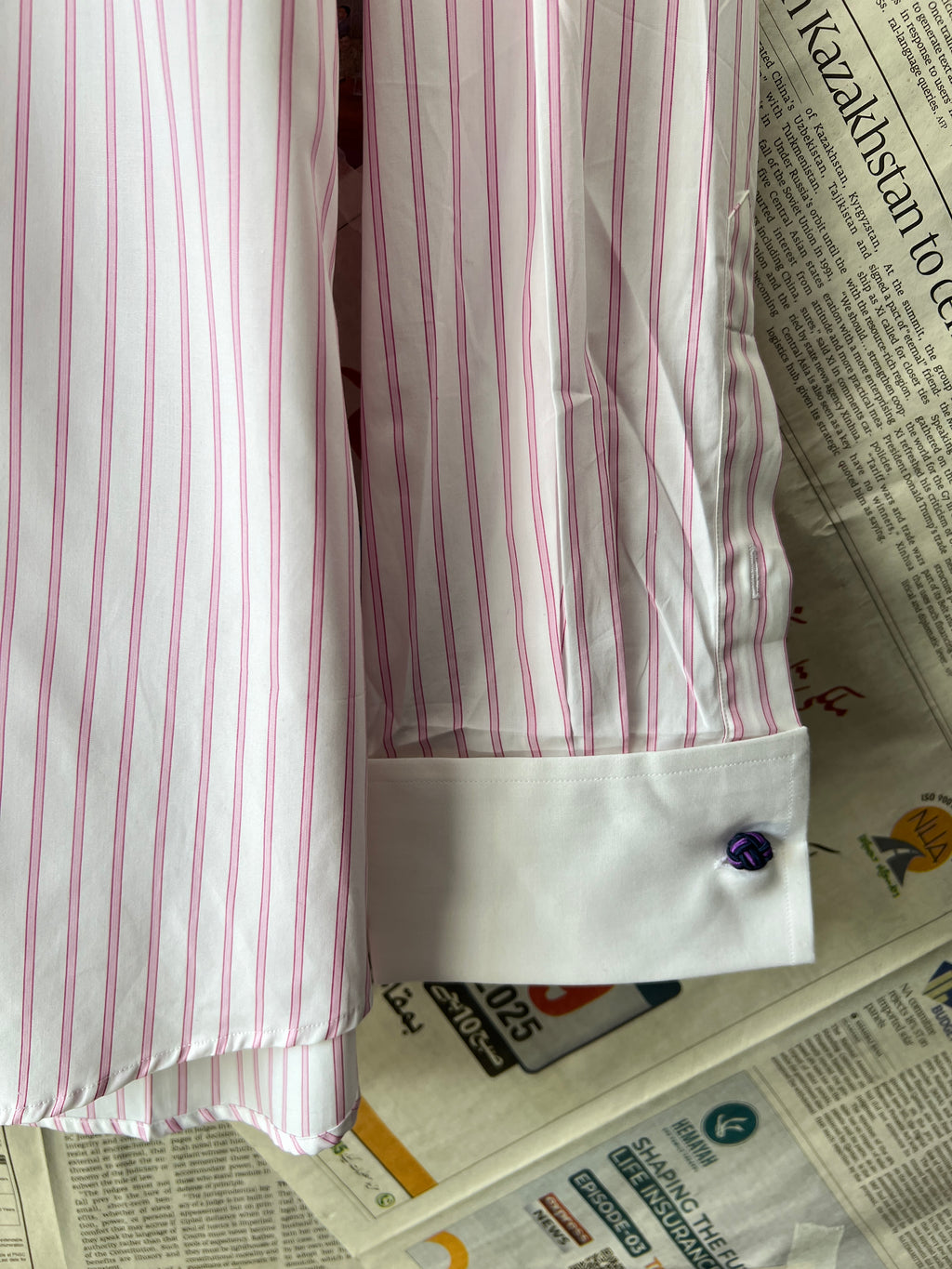 VAL PARKS® Stripes | Large | Chest: 23" | T242 | 100% Egyptian Cotton - My Store