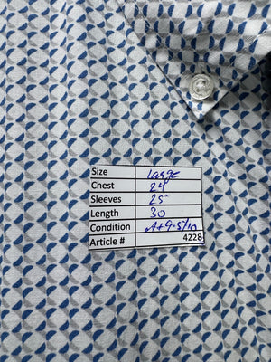 Ben Sherman® Large | Chest: 24" | Printed | Shirt | Cotton | 4228 - Genuine Maal