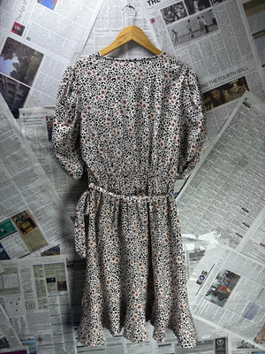 George® Medium | Bust: 19.5" | Animal - Floral Fusion | Mini Dress | B4 - 5191 - Genuine Maal