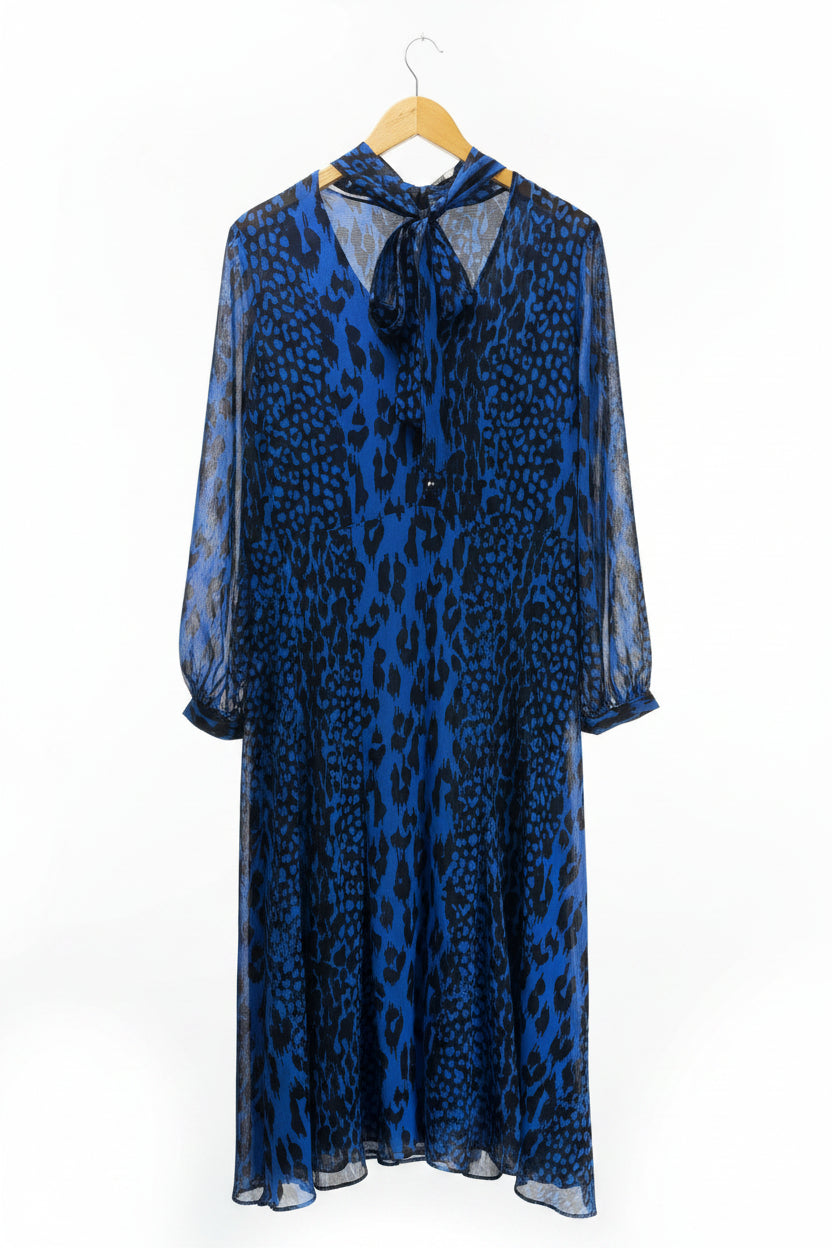 Wallis® Large | Bust: 20.5" | Abstract Animal | Maxi Dress | B4 - 5208 - Genuine Maal