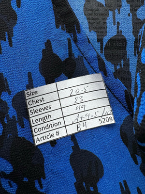 Wallis® Large | Bust: 20.5" | Abstract Animal | Maxi Dress | B4 - 5208 - Genuine Maal