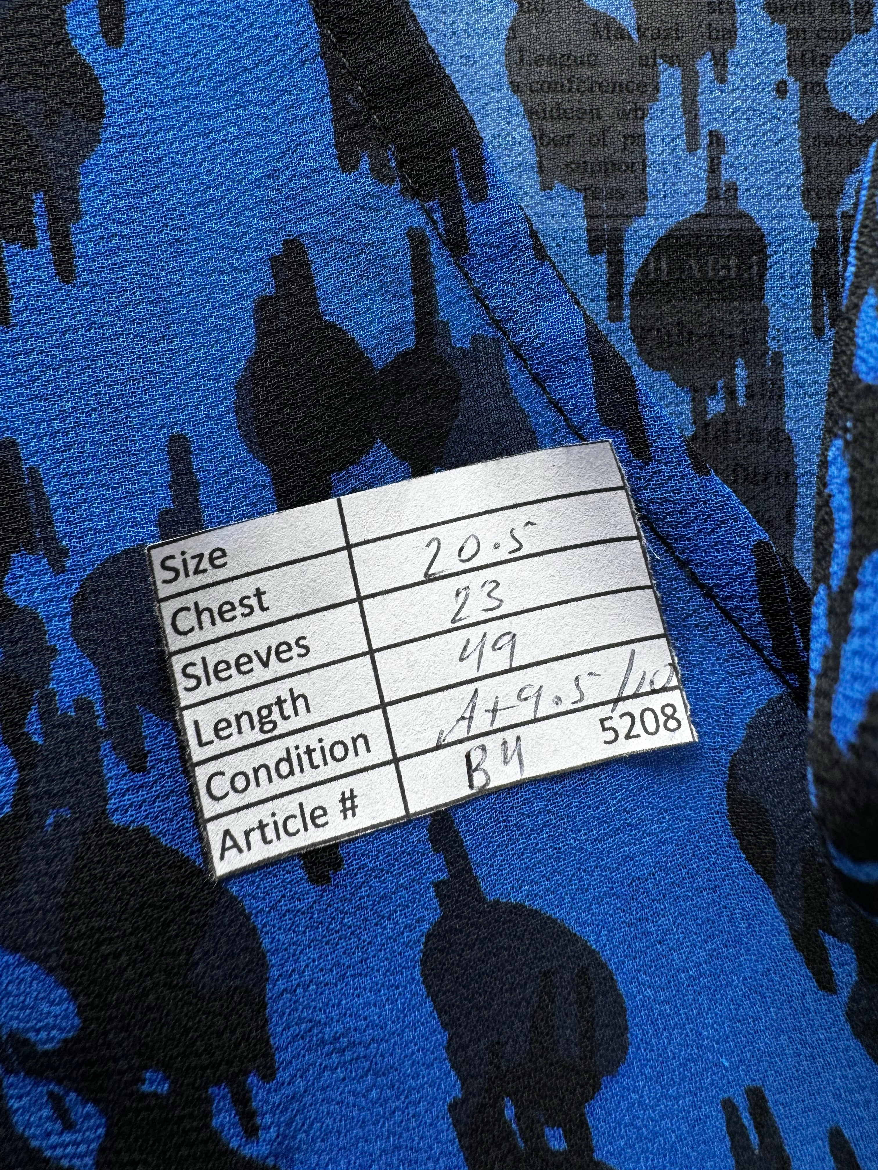 Wallis® Large | Bust: 20.5" | Abstract Animal | Maxi Dress | B4 - 5208 - Genuine Maal