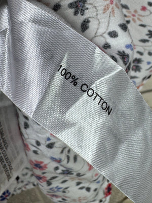 Denim & Flower® Small | Chest: 20" | Floral | Shirt | Cotton | 4203 - Genuine Maal