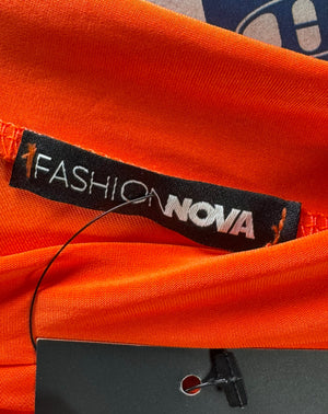 Fashion Nova® XS | Bust: 17" | Rippled Wave | Bodicon Maxi Dress | B4 - 5459 - Genuine Maal