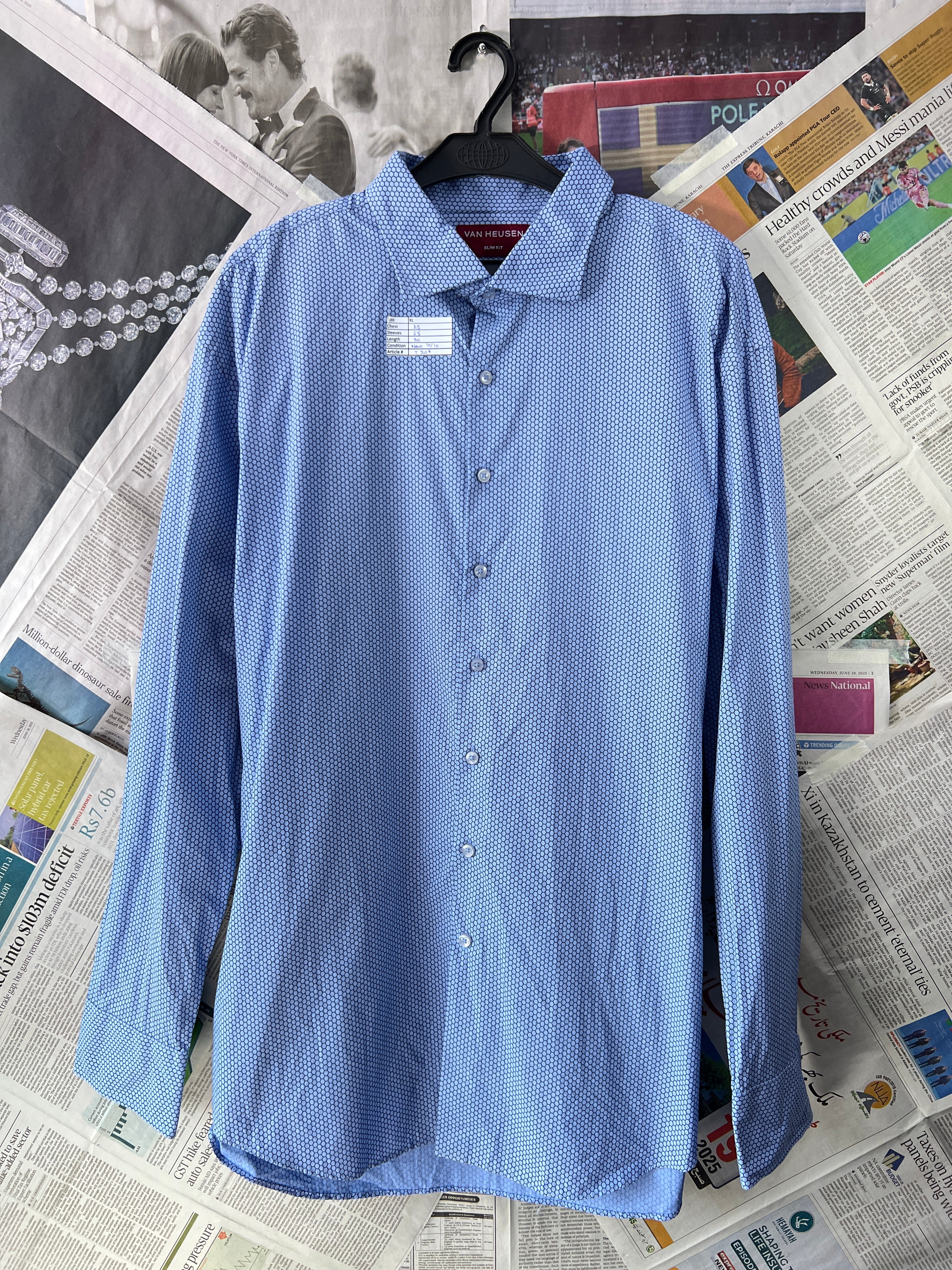 VAN HEUSEN® Blue | XL | Chest: 25" | T204 - My Store