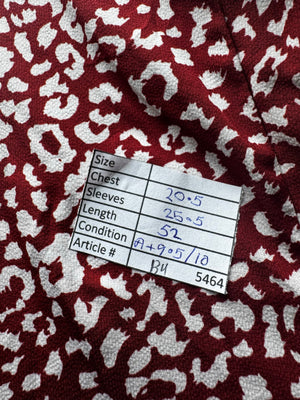 Shein® Large | Bust: 20.5" | Abstract Cheetah | Maxi Dress | B4 - 5464 - Genuine Maal