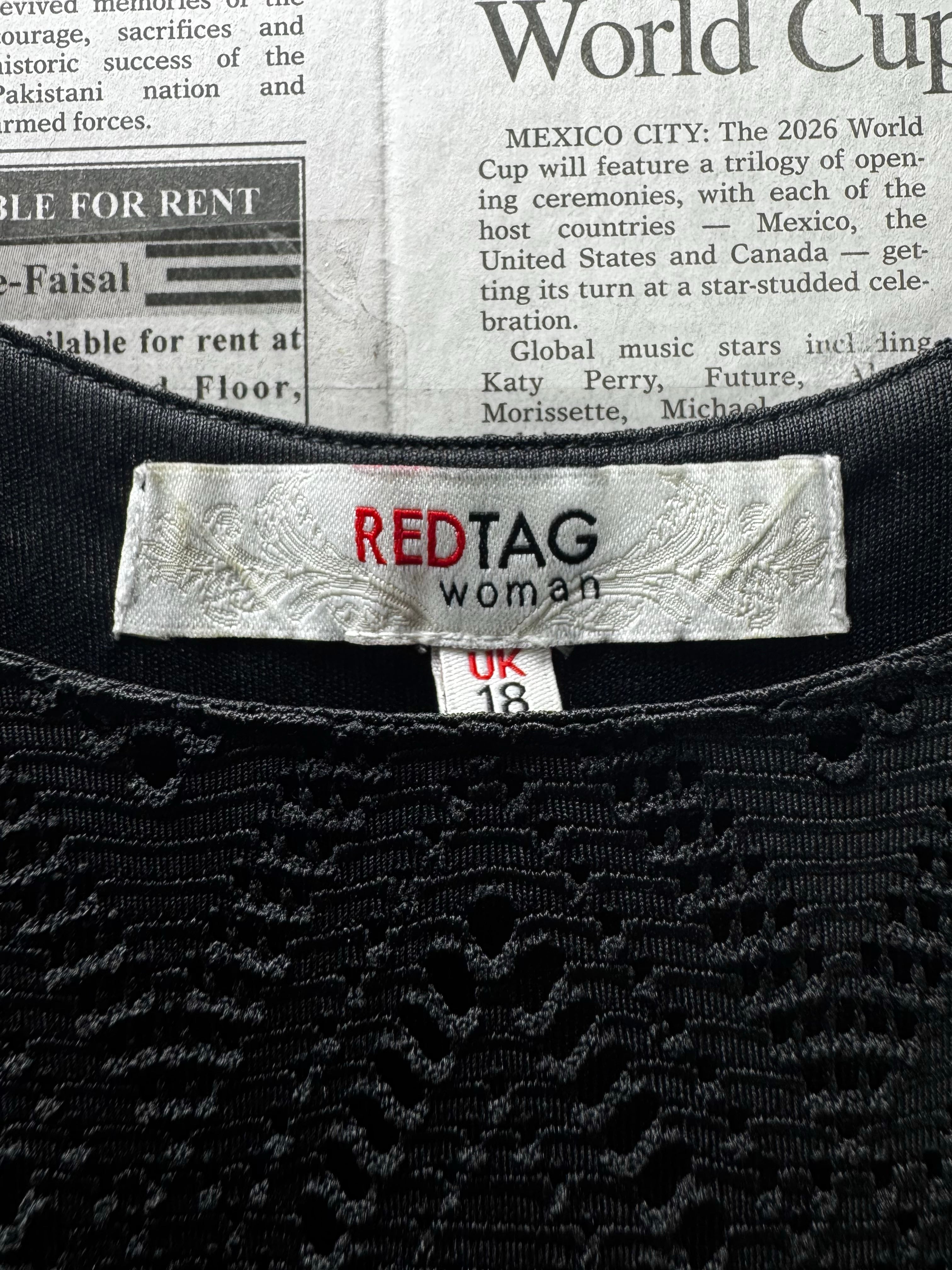RedTag® Medium | Bust: 19" | Abstract Leaf | Maxi Dress | B5 - 5448 - Genuine Maal