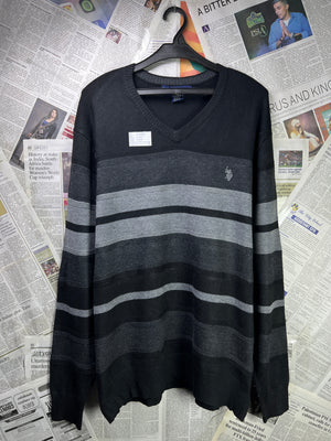 USP*A® Large | Chest: 23.5" | Black | Sweater | Poly - Nylon | 2108 - Genuine Maal