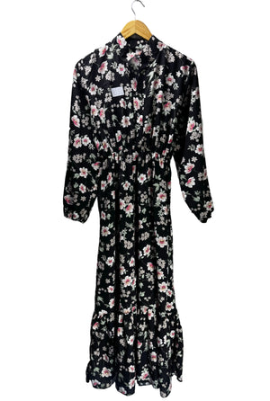® Medium | Bust: 19" | Floral | Maxi Dress | B5 - 5435 - Genuine Maal