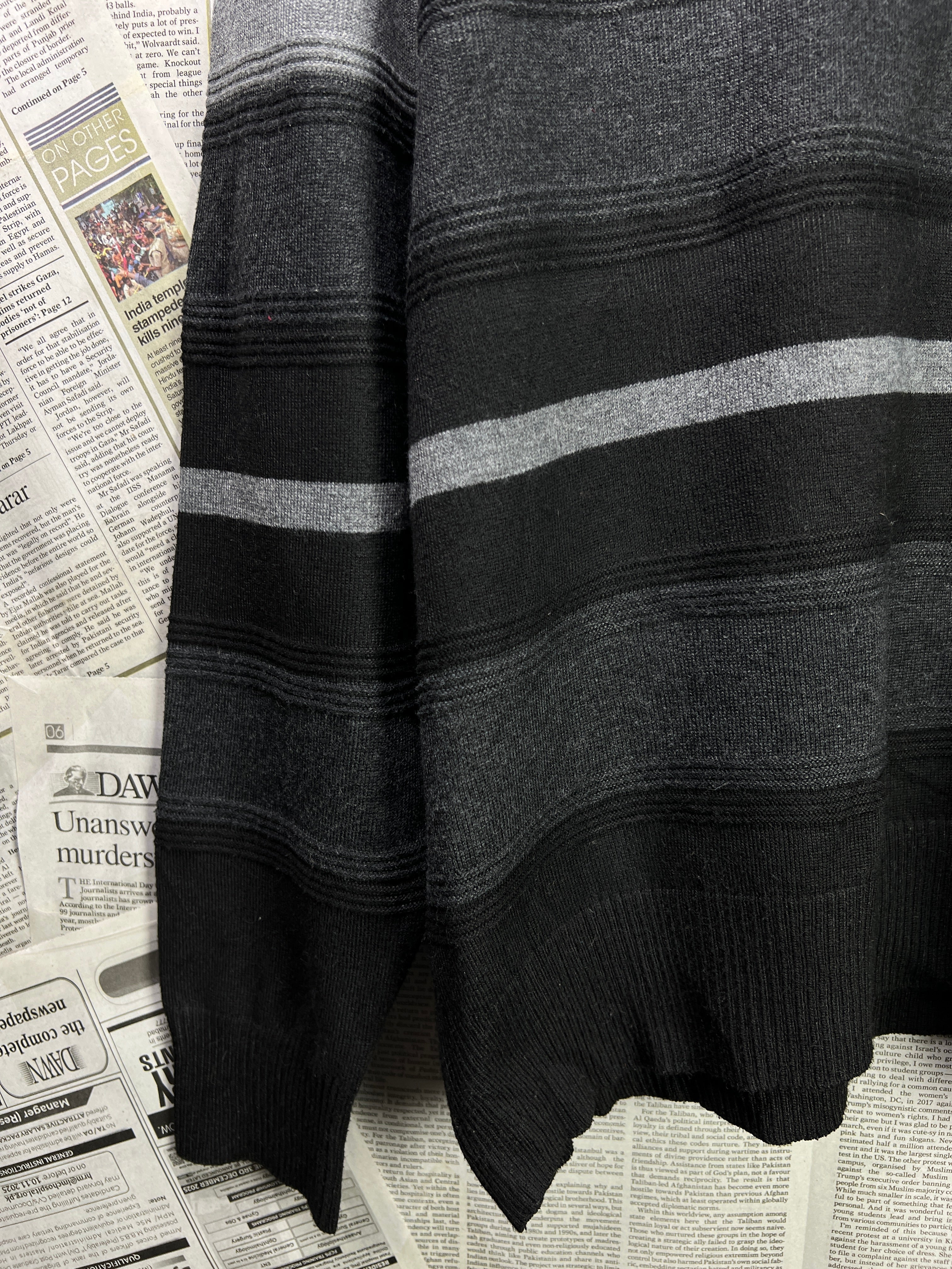 USP*A® Large | Chest: 23.5" | Black | Sweater | Poly - Nylon | 2108 - Genuine Maal