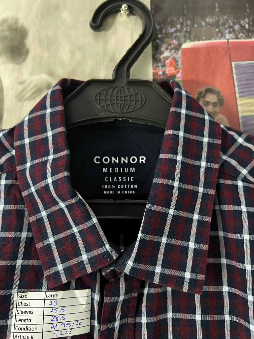 CONNOR® Maroon | Large | Chest: 23" | T228 - My Store