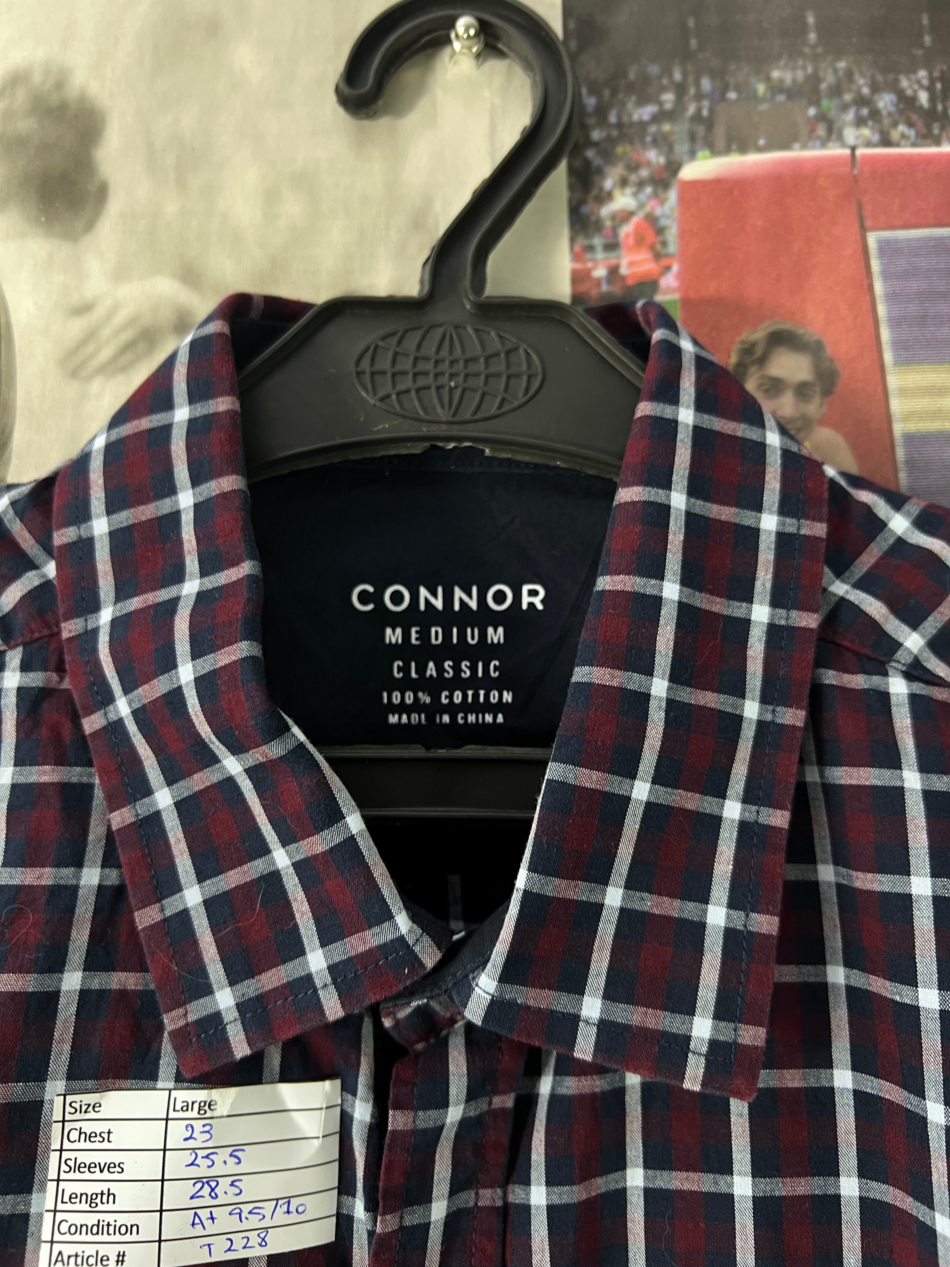 CONNOR® Maroon | Large | Chest: 23" | T228 - My Store