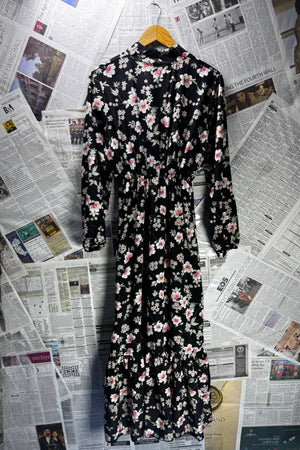 ® Medium | Bust: 19" | Floral | Maxi Dress | B5 - 5435 - Genuine Maal