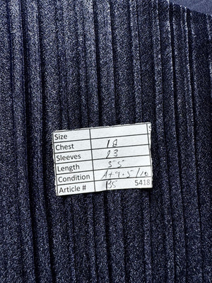 Faracco® Small | Bust: 18" | Solid - Navy | Maxi Dress | B5 - 5418 - Genuine Maal