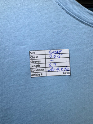 H&M® Small | Chest: 20.5" | Light Blue | T-Shirt | Cotton | 4210 - Genuine Maal