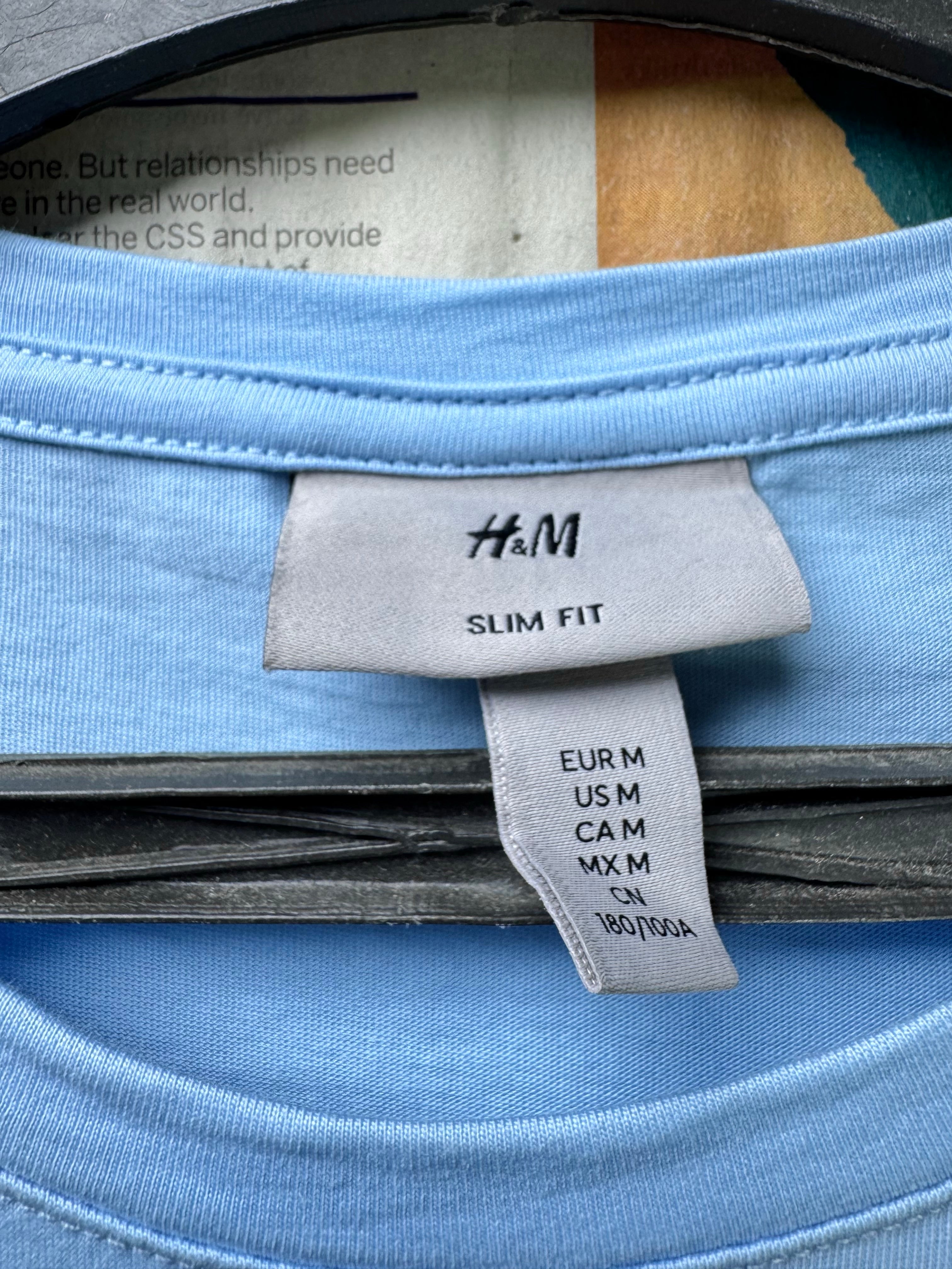H&M® Small | Chest: 20.5" | Light Blue | T-Shirt | Cotton | 4210 - Genuine Maal