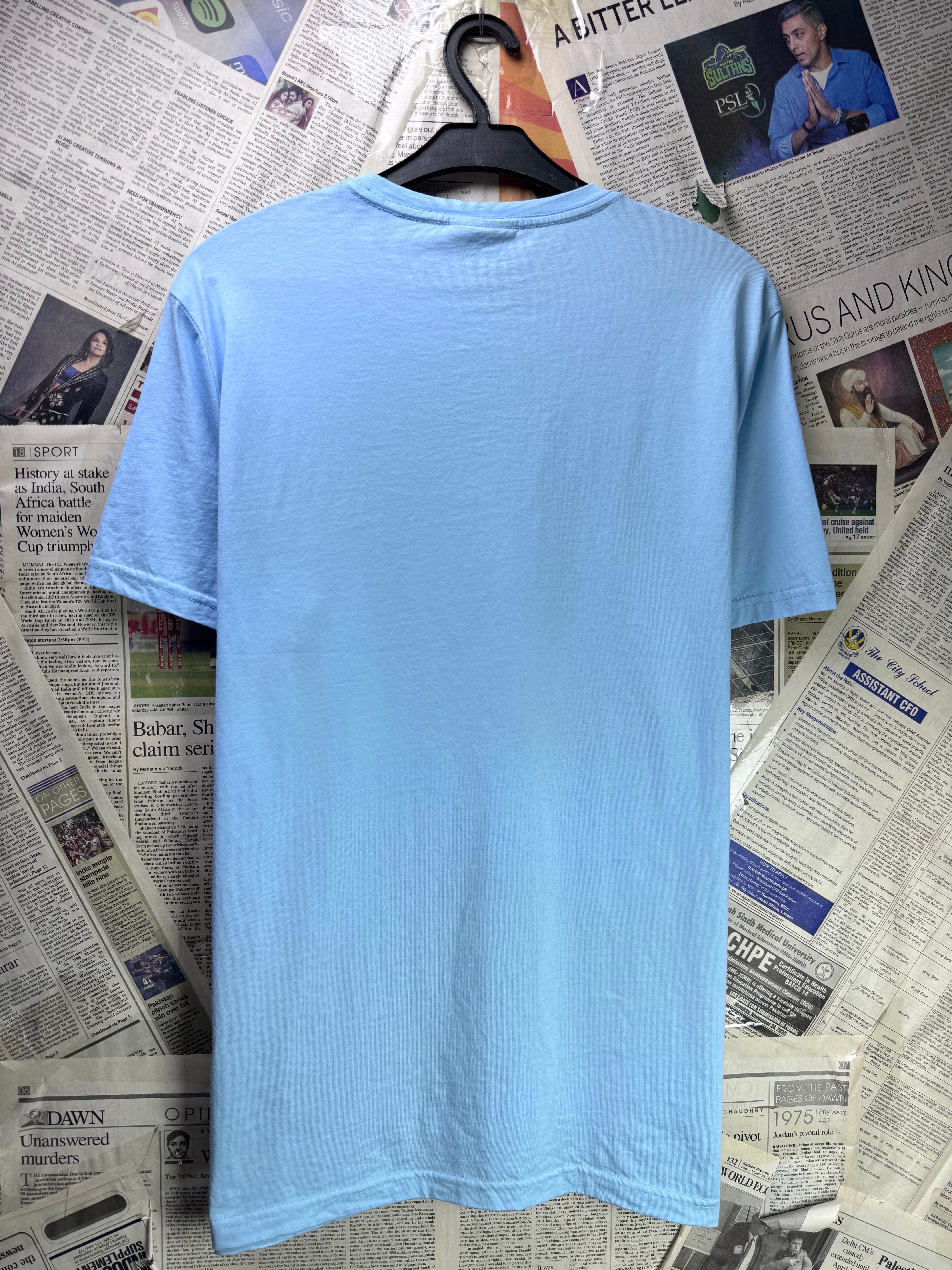 H&M® Small | Chest: 20.5" | Light Blue | T-Shirt | Cotton | 4210 - Genuine Maal