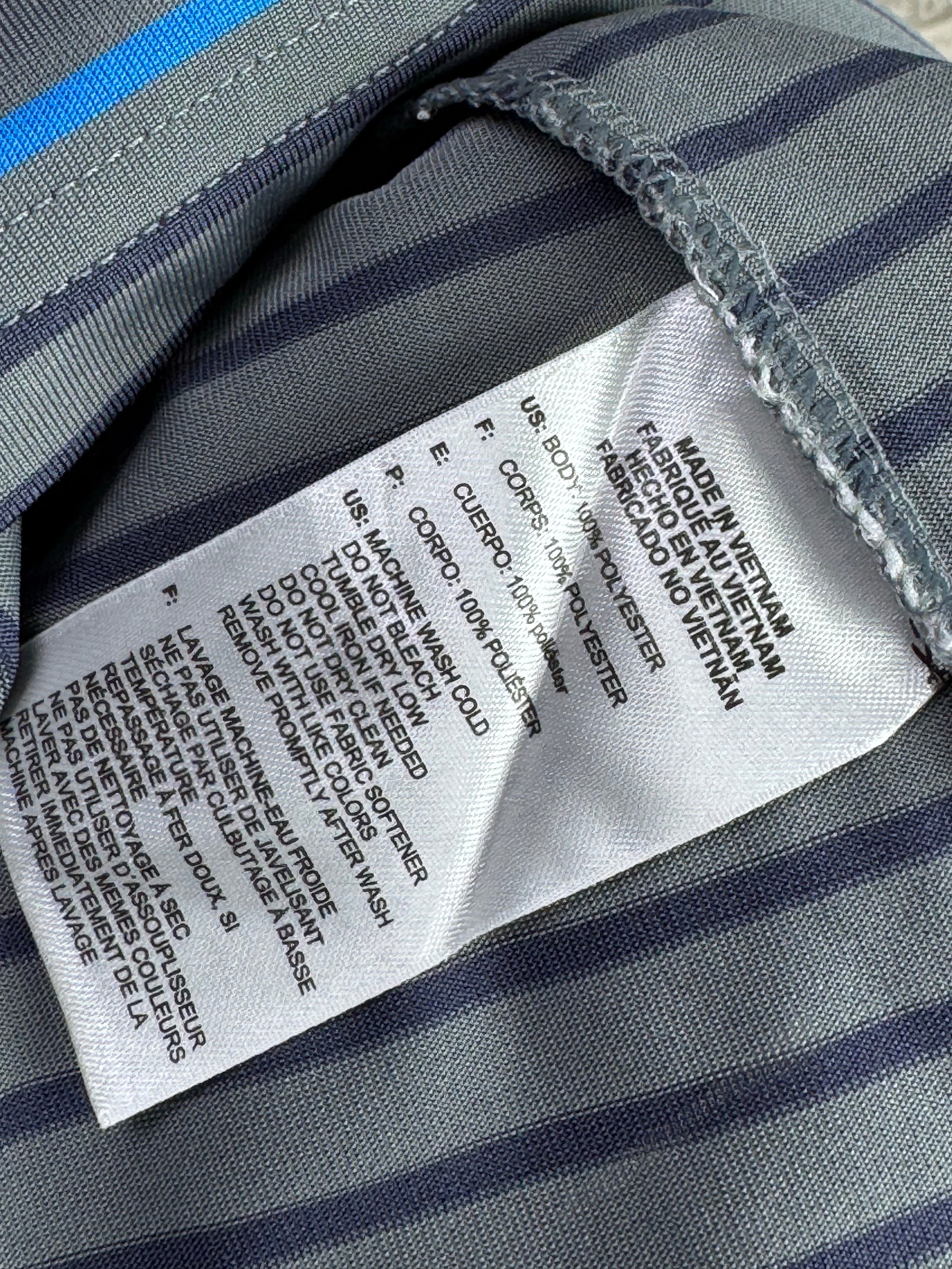 Adid*s® Large | Chest: 23" | Grey | Golf Polo | Poly | 4208 - Genuine Maal