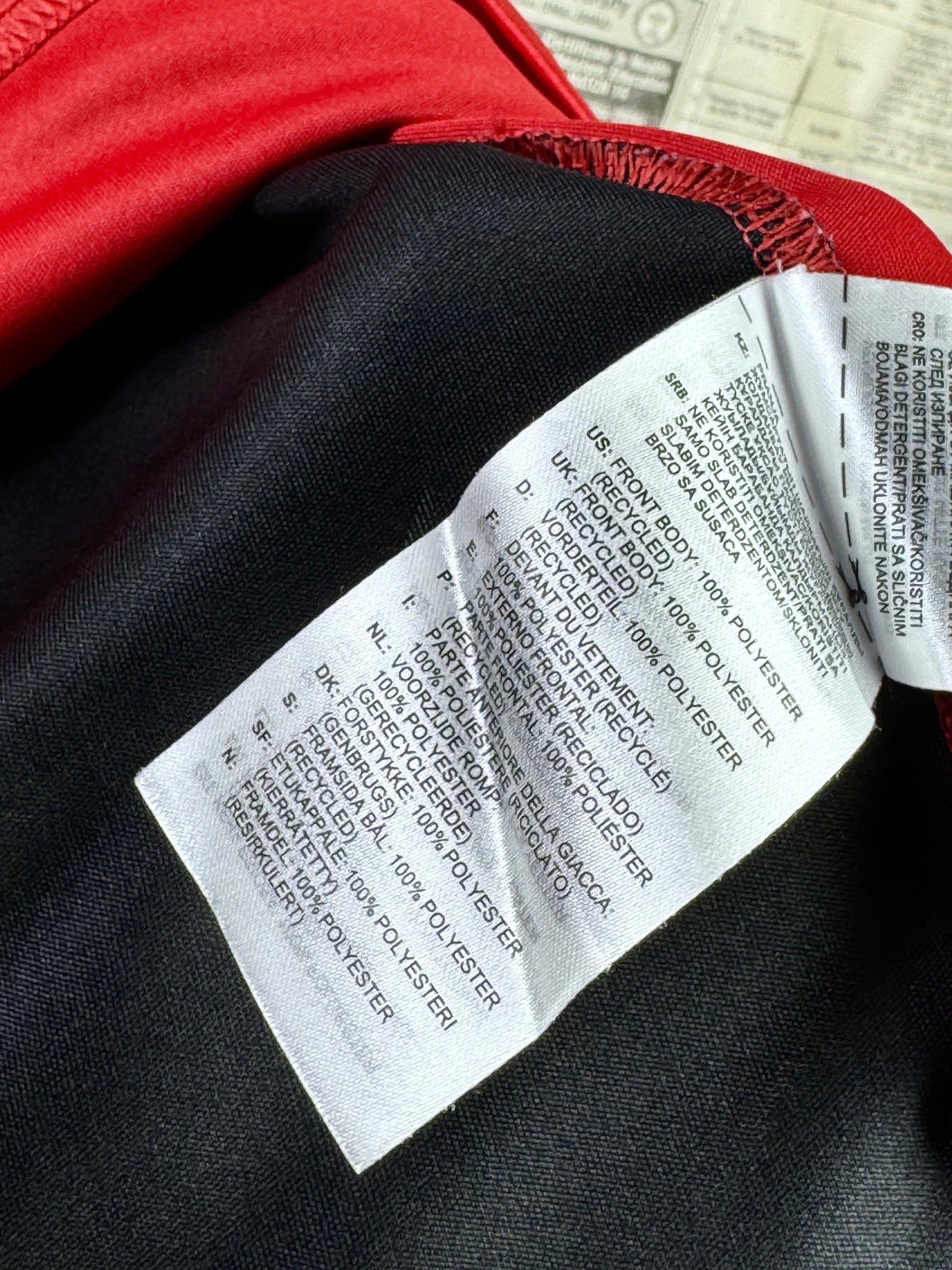 Adid*s® Medium | Chest: 21.5" | Red & Black | Golf Polo | Poly | 4222 - Genuine Maal