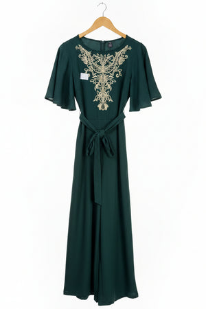 Shein® Small | Bust: 18" | Embroidered | Maxi Dress | B5 - 5206 - Genuine Maal