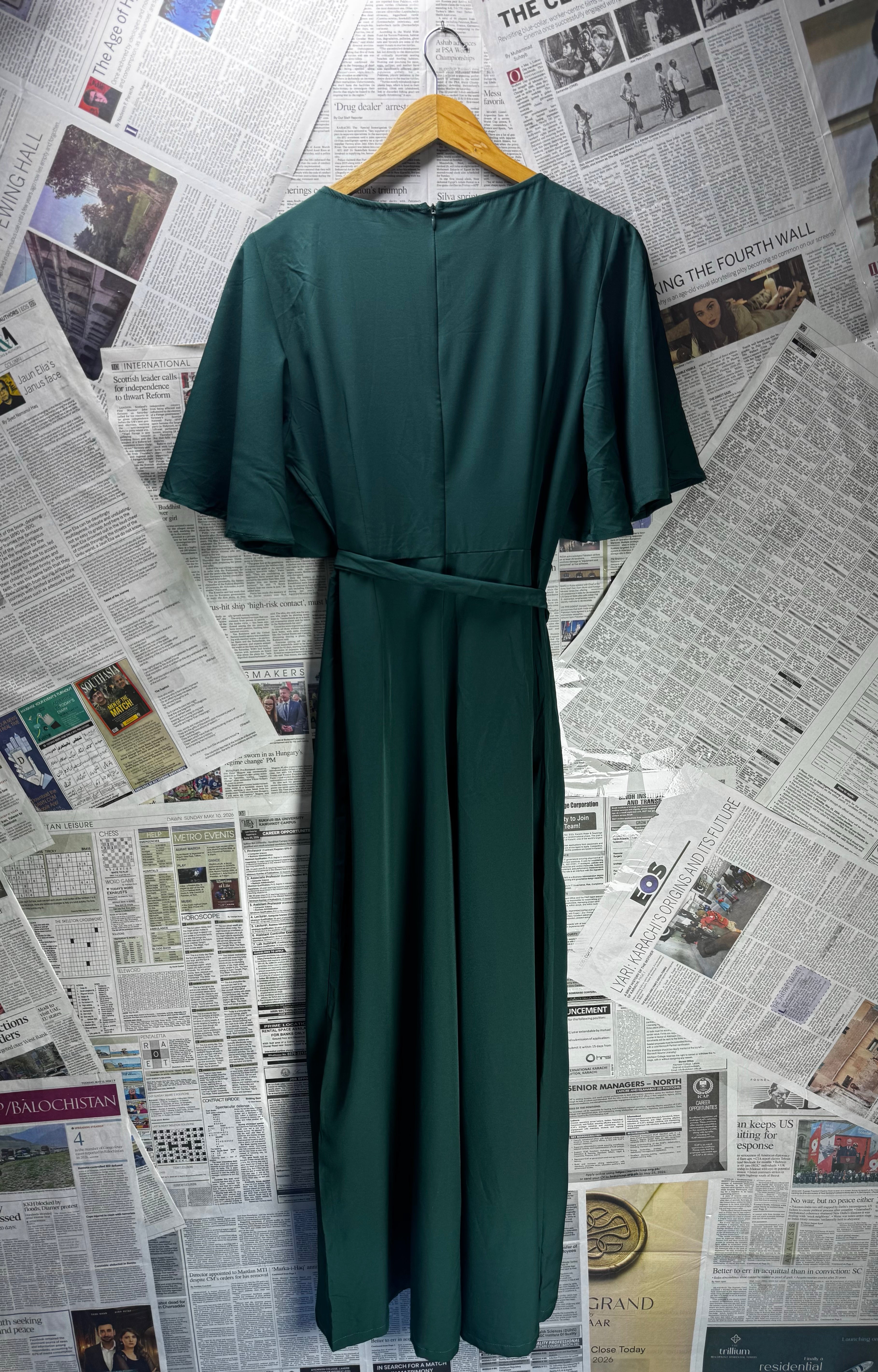 Shein® Small | Bust: 18" | Embroidered | Maxi Dress | B5 - 5206 - Genuine Maal