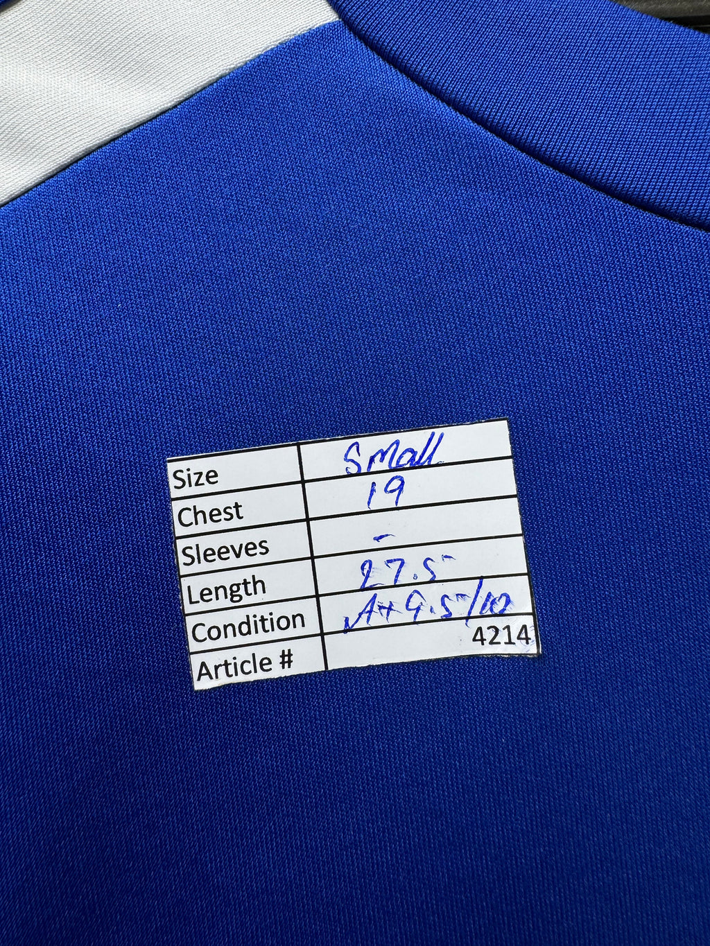 Adid*s® Small | Chest: 19" | Royal Blue | Sports T-Shirt | Poly | 4214 - Genuine Maal