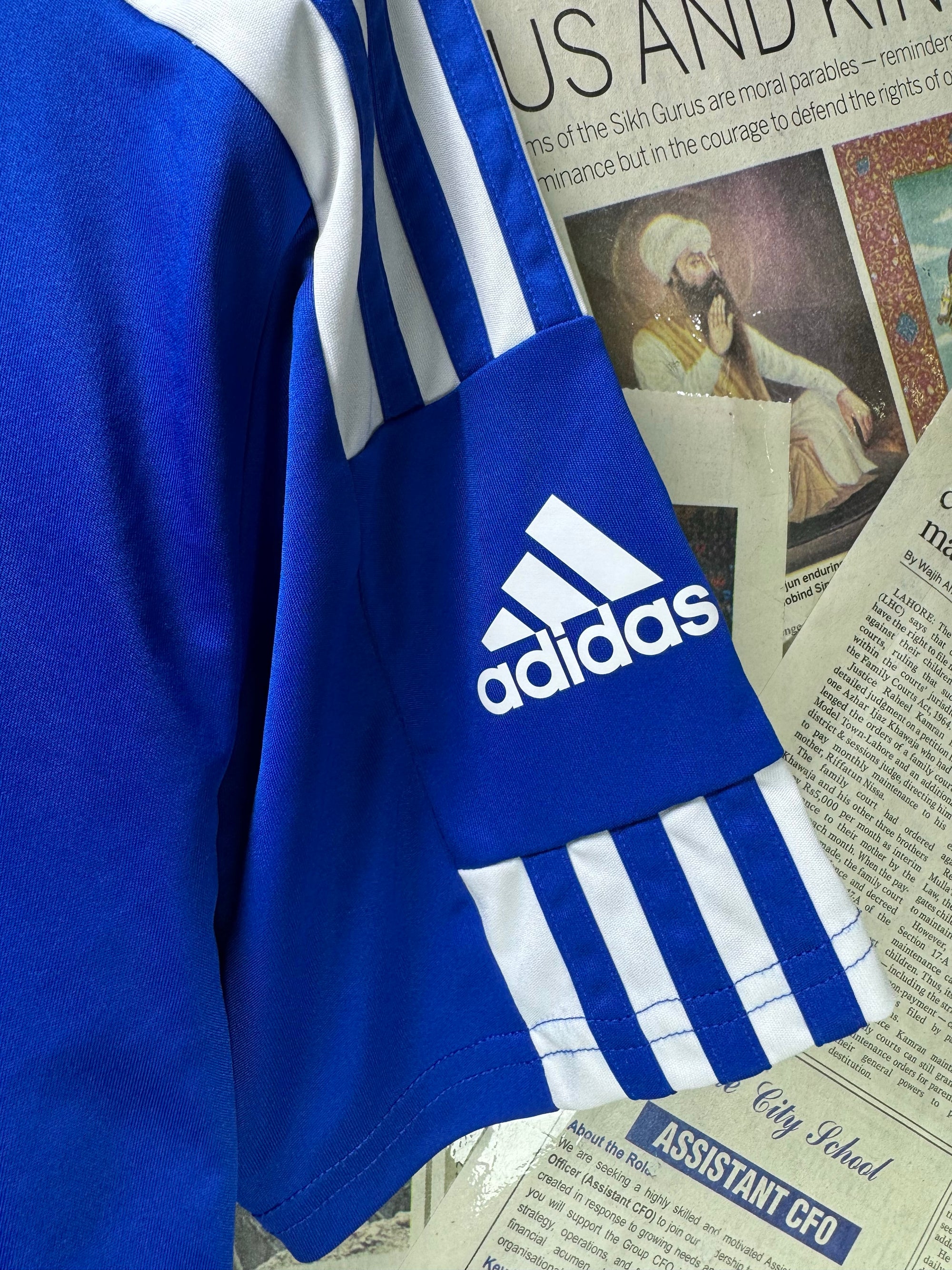 Adid*s® Small | Chest: 19" | Royal Blue | Sports T-Shirt | Poly | 4214 - Genuine Maal