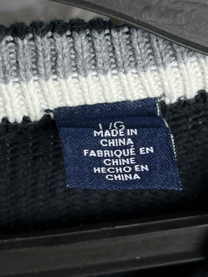CHAPS® L/XL | Chest: 24.5" | Black | Knit Sweater | Cotton | 1838 - Genuine Maal