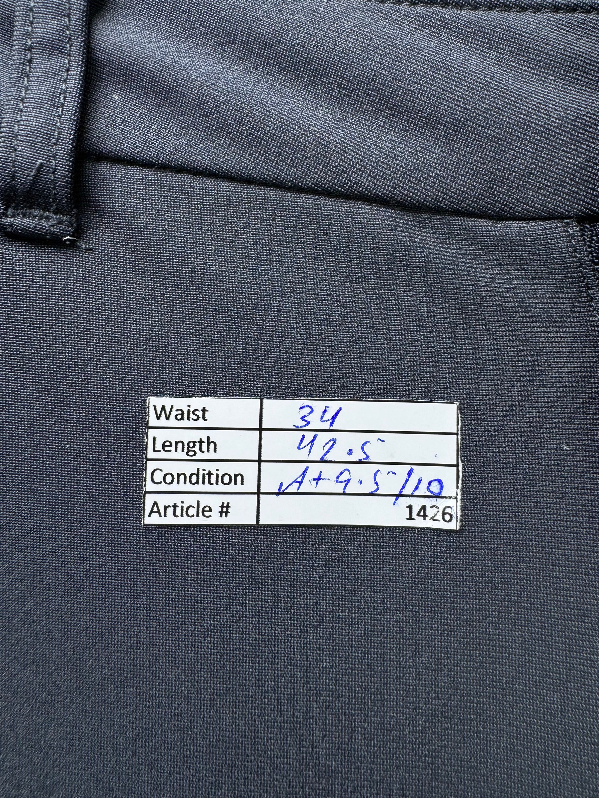 Reebok® Waist: 34" | Grey | Performance Pants | Poly | 1426 - Genuine Maal