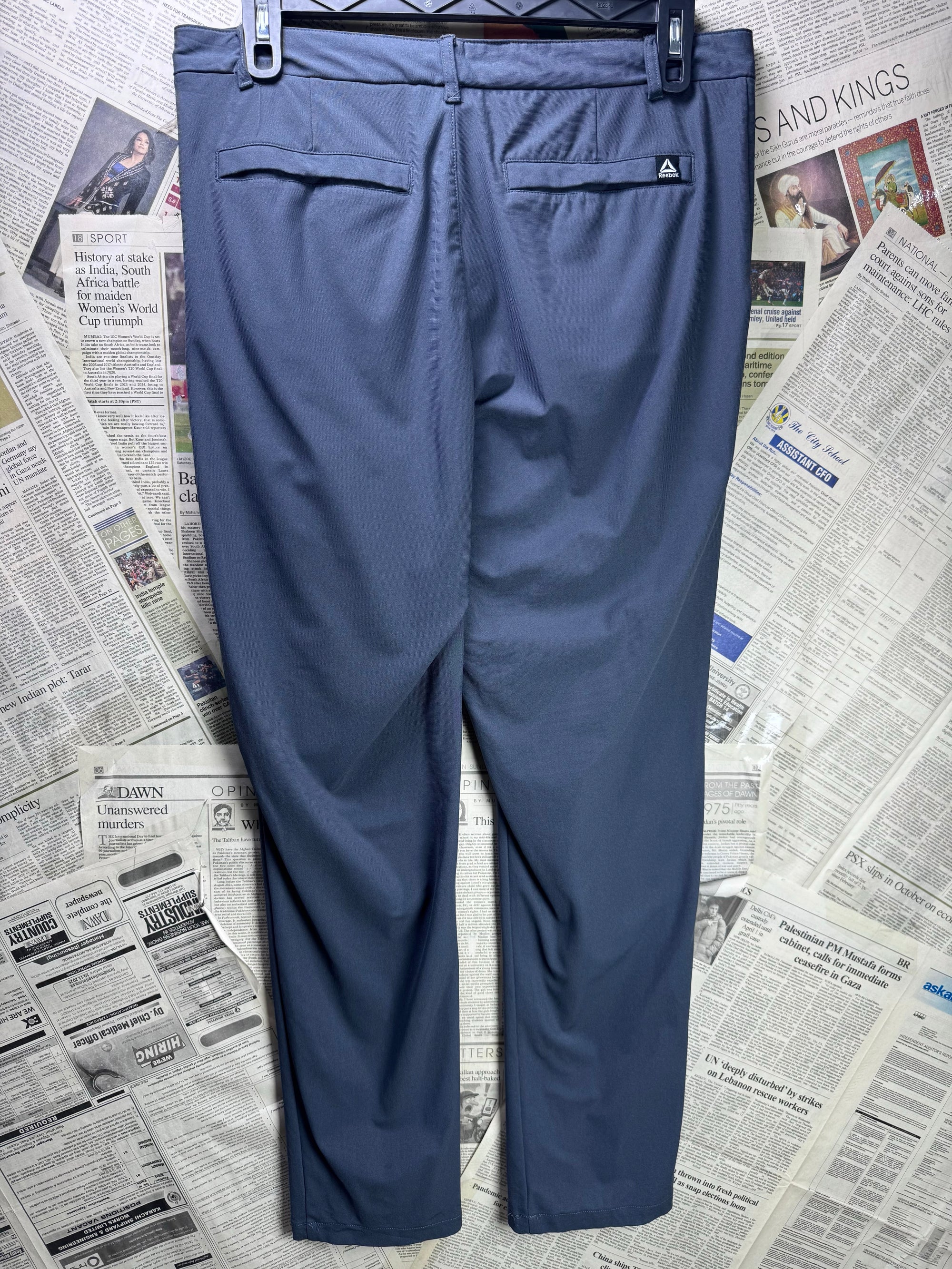 Reebok® Waist: 34" | Grey | Performance Pants | Poly | 1426 - Genuine Maal