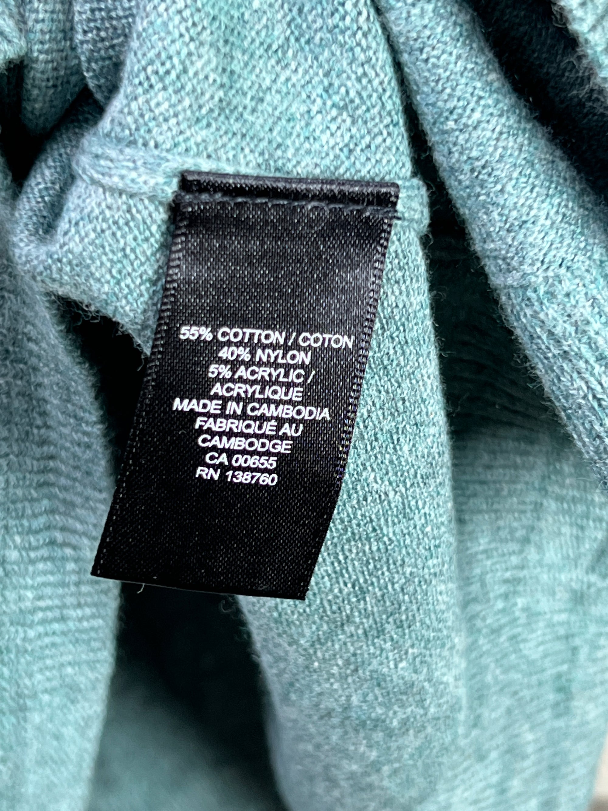 RW&CO.® Small | Chest: 20" | Ocean | Sweat Shirt | 1861 - Genuine Maal