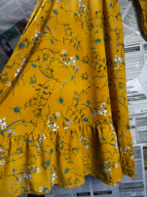 ® Medium | Bust: 19" | Floral | Maxi Dress | B5 - 5212 - Genuine Maal