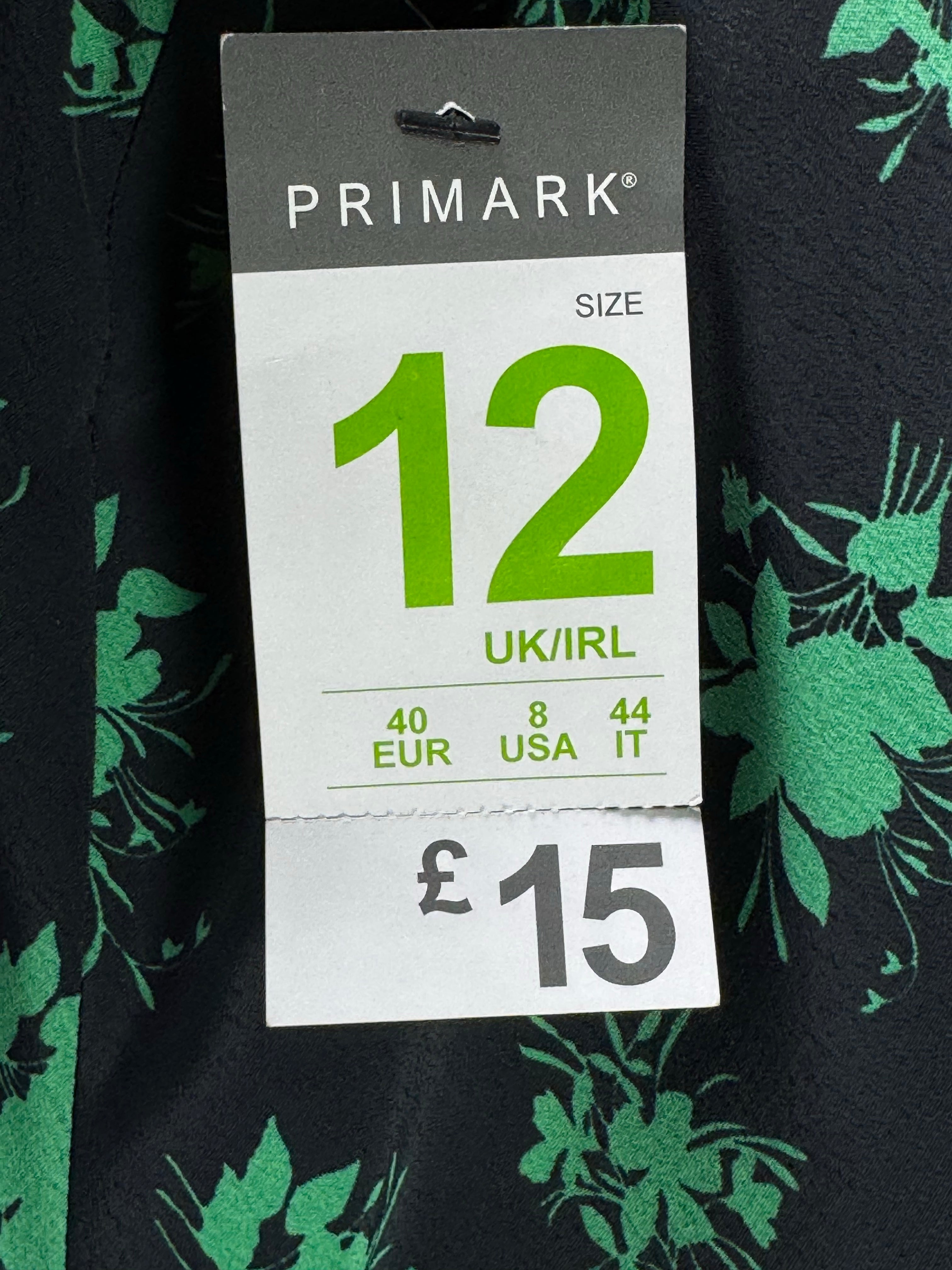 Primark® Small | Bust: 17.5" | Floral | Maxi Dress | B5 - 5405 - Genuine Maal