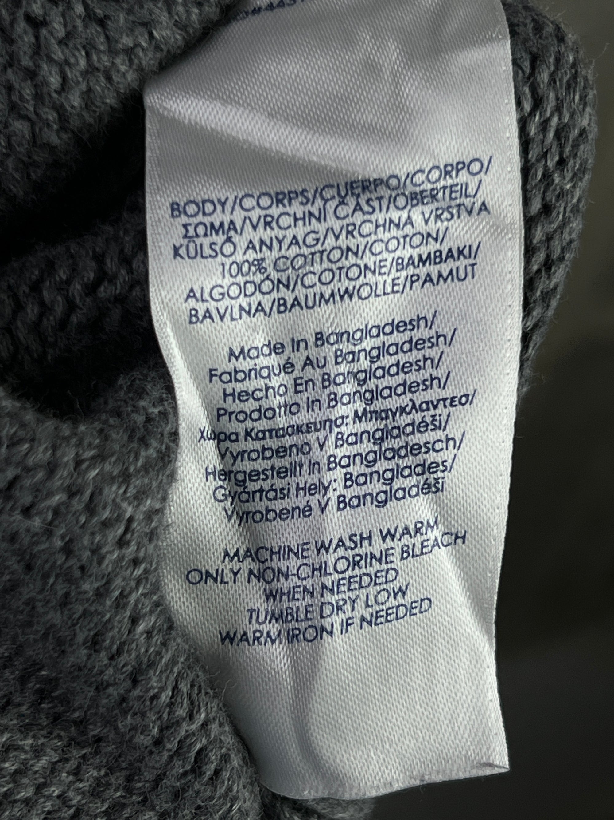 CHAPS® Large | Chest: 24" | Dark Grey | Knit Sweater | Cotton | 1846 - Genuine Maal