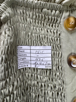 Shein® XS | Bust: 15.5" | Solid Sage Green | Maxi Dress | B5 - 5036 - Genuine Maal
