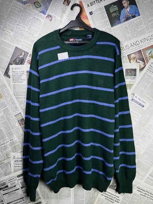 CHAPS® Large | Chest: 23" | Knit Sweater | Cotton | 1925 - Genuine Maal