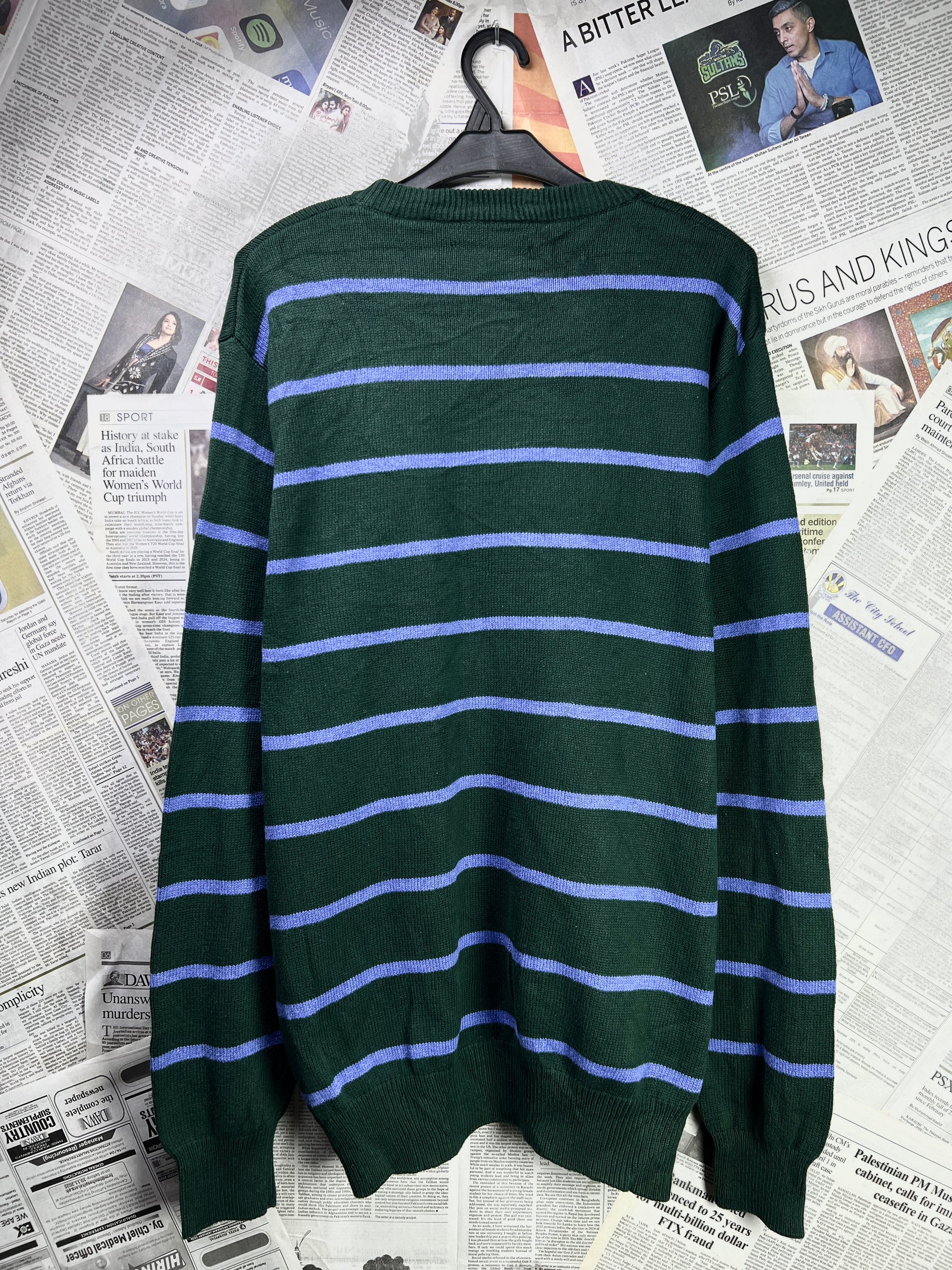 CHAPS® Large | Chest: 23" | Knit Sweater | Cotton | 1925 - Genuine Maal