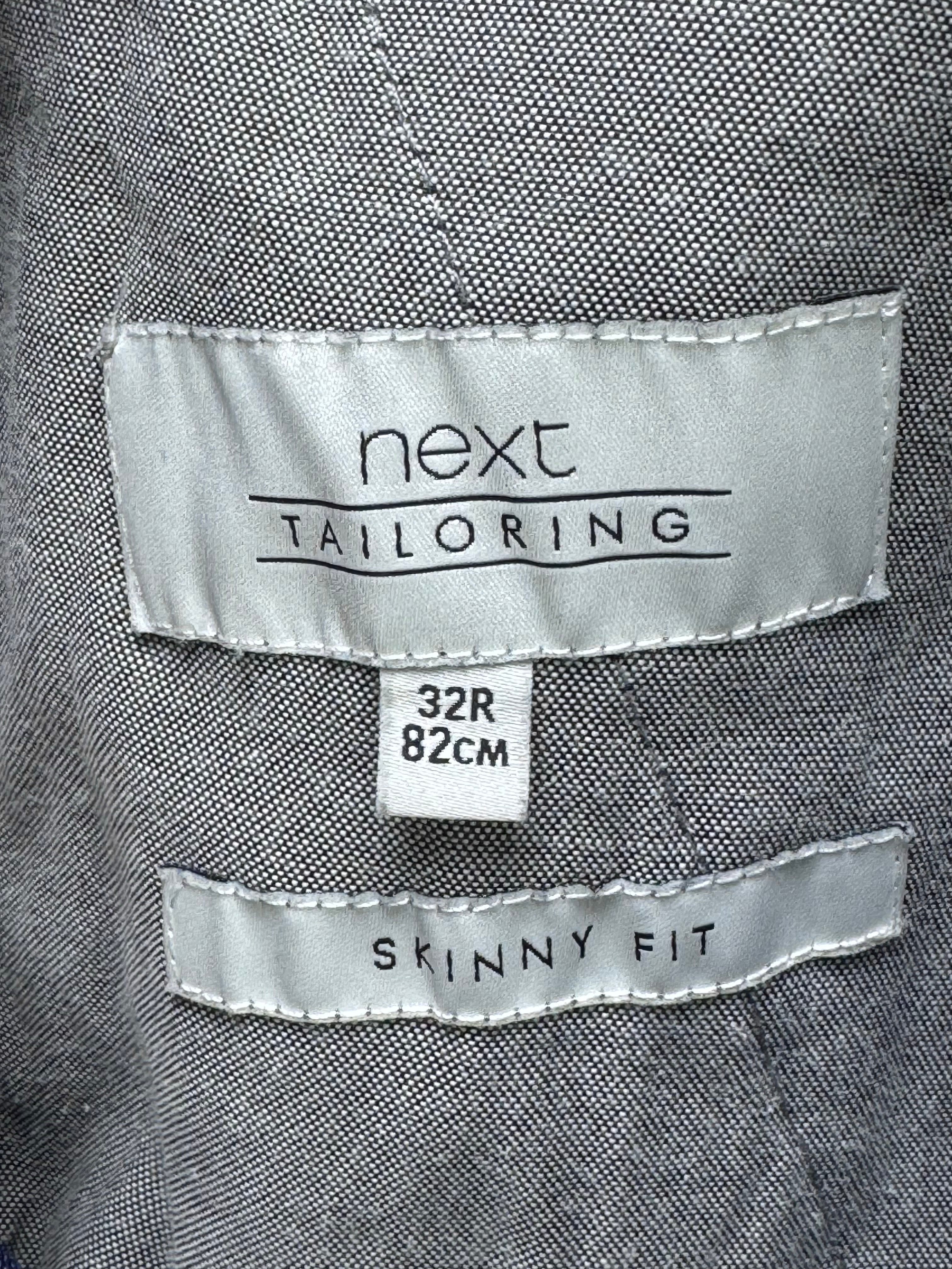 Next® Waist: 32" | Bluish Purple Glen Check | Skinny Fit Pants | Poly - Viscose | 1420 - Genuine Maal