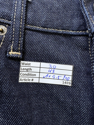 Banana Rep*blic® Waist: 30" | Blue | Regular Fit Denim Pants | Cotton - Elastane | 1489 - Genuine Maal