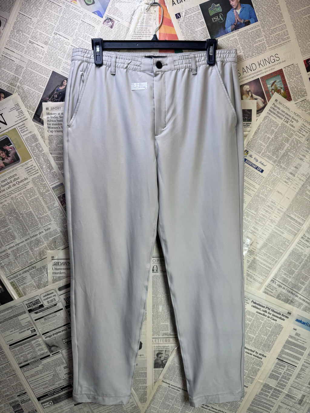 Marc New York® Waist: 36" | Beige | Performance Pants | Poly - Spandex | 1428 - Genuine Maal