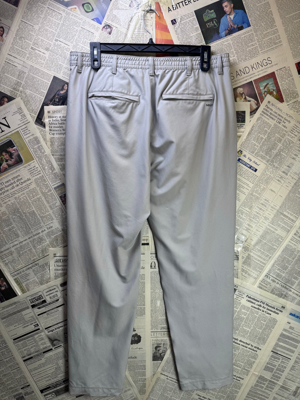 Marc New York® Waist: 36" | Beige | Performance Pants | Poly - Spandex | 1428 - Genuine Maal