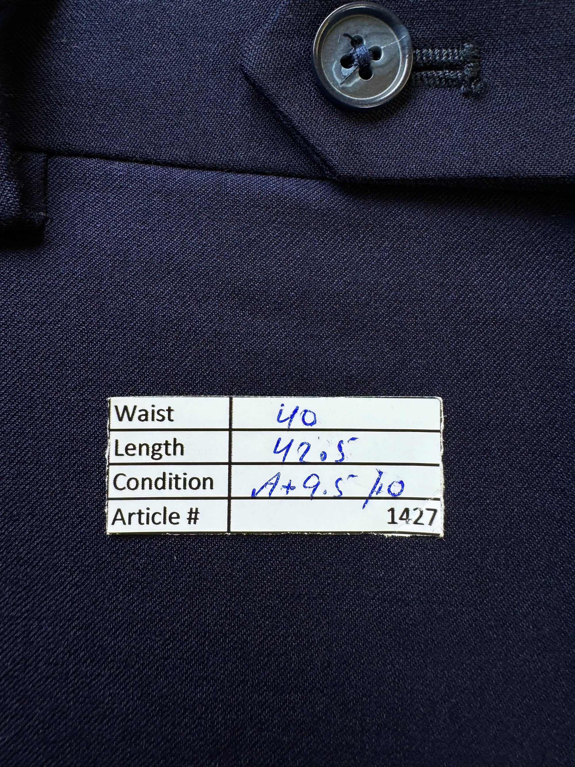 Austin Reed® Waist: 40" | Navy Blue | Dress Pants | 100% Wool | 1427 - Genuine Maal