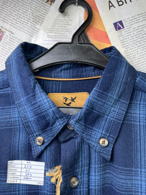 Outdoor Life® Medium | Chest 22.5 | Blue | Warm Shirt | Flannel Cotton | 1910 - Genuine Maal