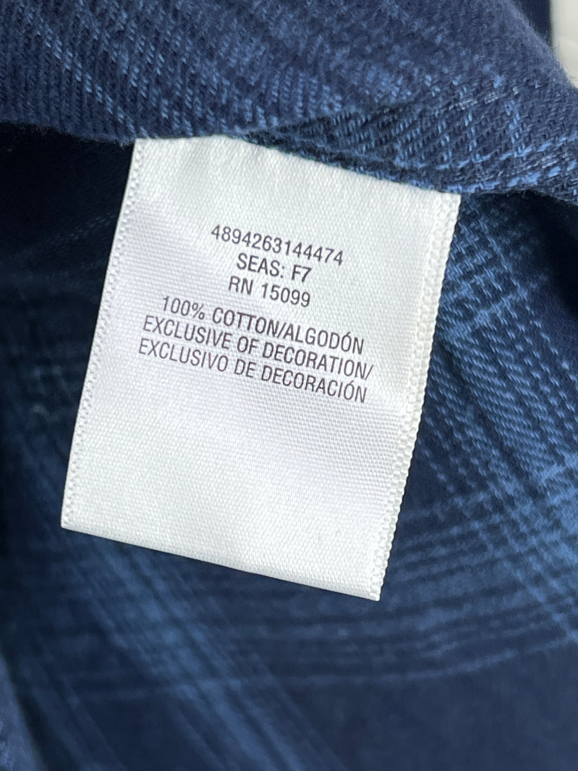 Outdoor Life® Medium | Chest 22.5 | Blue | Warm Shirt | Flannel Cotton | 1910 - Genuine Maal