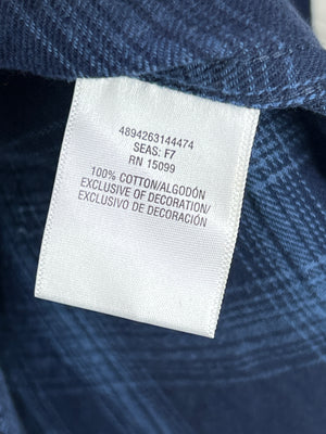 Outdoor Life® Medium | Chest 22.5 | Blue | Warm Shirt | Flannel Cotton | 1910 - Genuine Maal