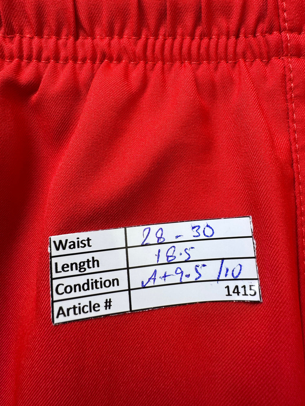 N*ke® Waist: 28" to 30" | Red | Saint Germain Dri Fit Sports Shorts | Poly | 1415 - Genuine Maal