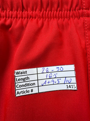N*ke® Waist: 28" to 30" | Red | Saint Germain Dri Fit Sports Shorts | Poly | 1415 - Genuine Maal